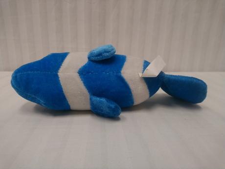 Plyšová modro biela ryba, oakes leisure, 28 cm, 