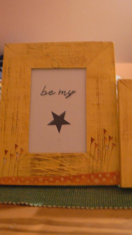 Ručne maľované hodiny a fotorámček ,