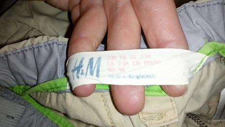 Tenké nohavice, h&m,98