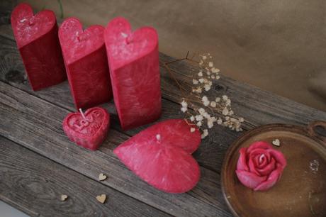 Sviečky srdiečka a rôzne, 