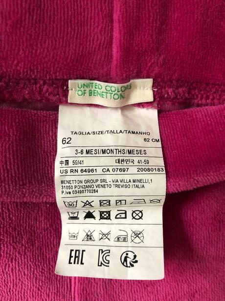 Tepláky banetton, benetton,62