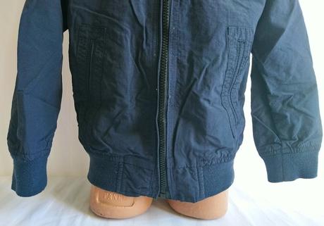 Prechodná modrá bundička s kapucňou, ovs, ovs,122