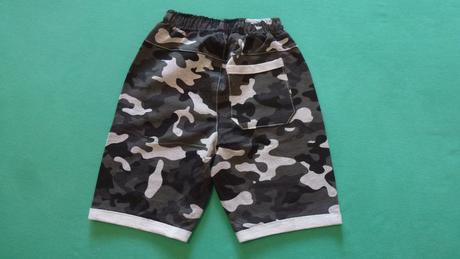 Maskáčové kraťasy s vreckami, japitex,128