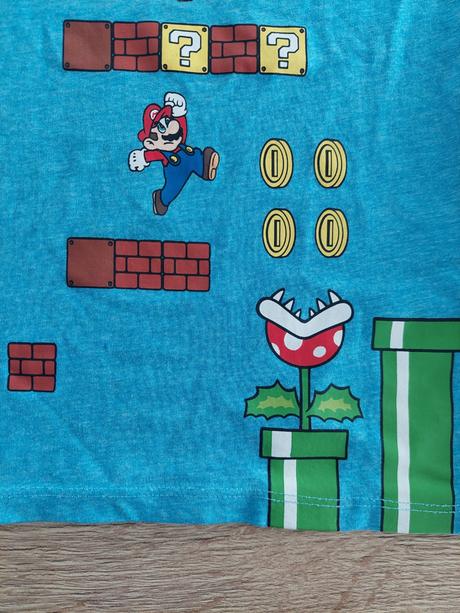 Krásne tricko super mario, h&m,104