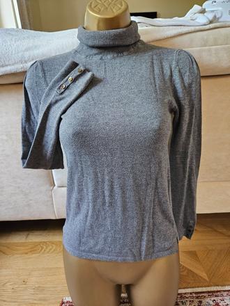 Sivý dámsky rolák s, s