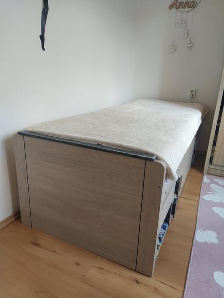 Posteľ s pristelkou, šírka (cm): 80,dĺžka (cm): 200