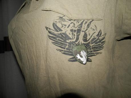 Okay khaki vojenské tričko m/l, okay,m