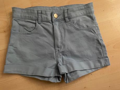 Šortky bl.modre 9-10 rokov, h&m,140