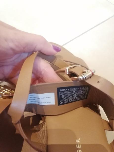 Hilfiger kožené hnedé sandále, tommy hilfiger,40