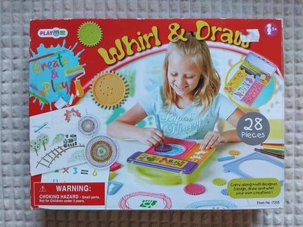 Obkreslovacie sablony, spirograf,
