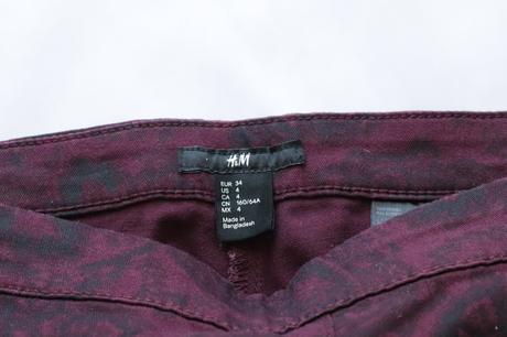 Nohavice - bezchybný stav, h&m,s