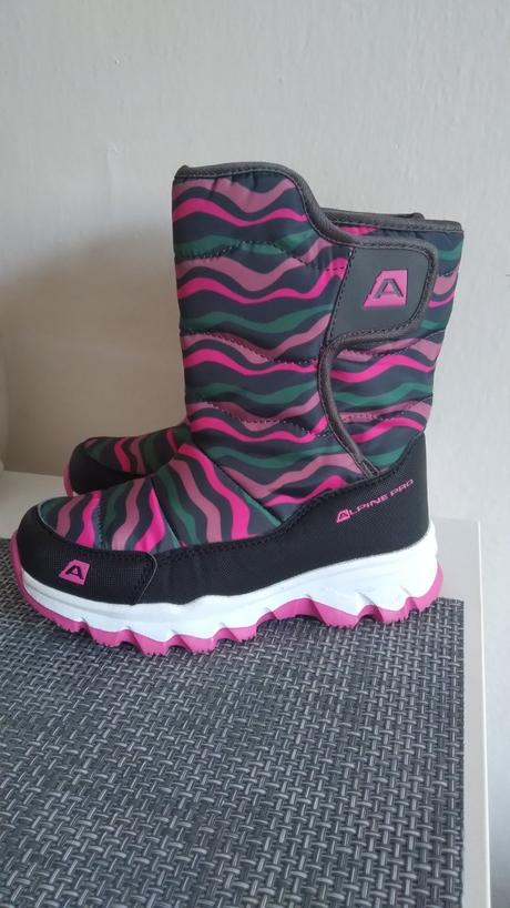 Snehule čižmy ako nové, alpine pro,31