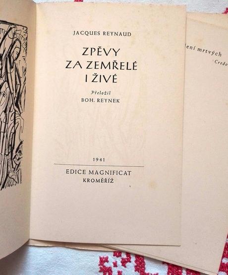 Zpěvy za zemřelé i živé - jacques reynaud, 