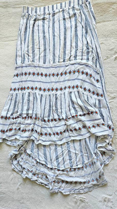 Asymetrická boho sukňa, rayon, značka vg edition, l