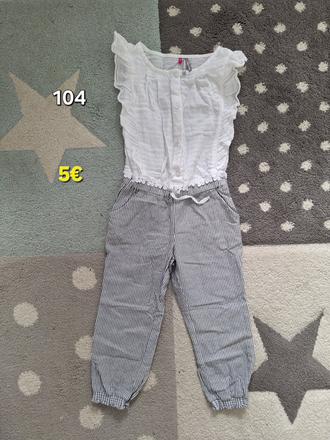Lahky nohavicovy overal 104, 104