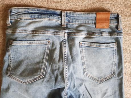 Zara riflové nohavice, zara,38