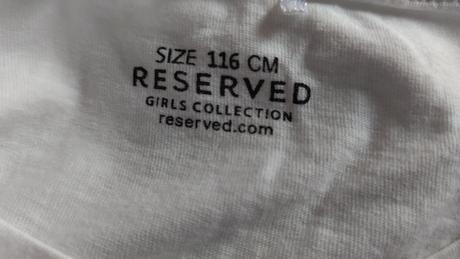 Tričko reserved, reserved,116