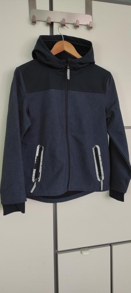 Chlapčenská softshellová bunda s kapucňou, yigga,158