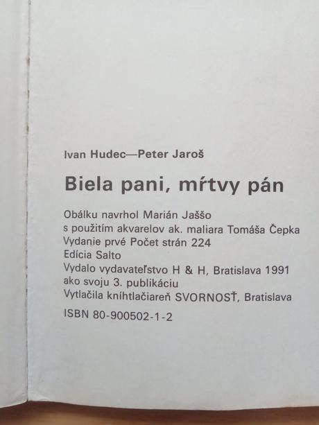 Biela pani, mŕtvy pán... - ivan hudec, peter jaroš,