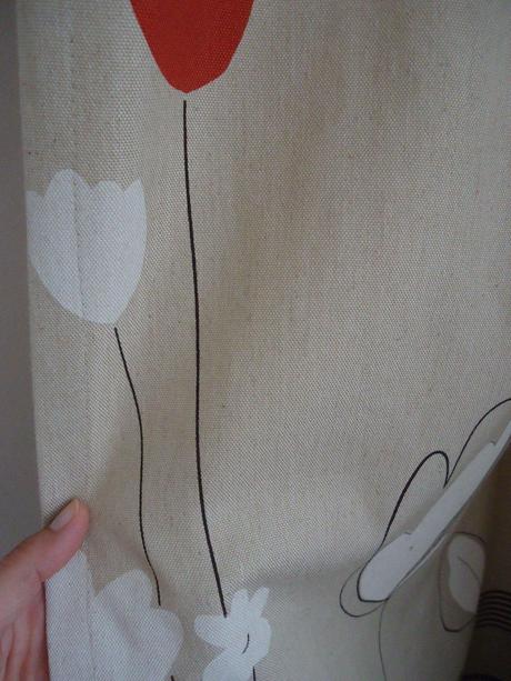 Záclona+záves set s rovnakým vzorom na veľké okno,