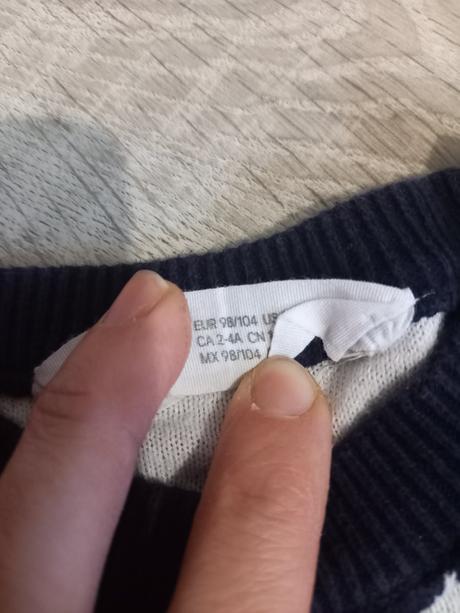 Mikina 98/104, h&m,98