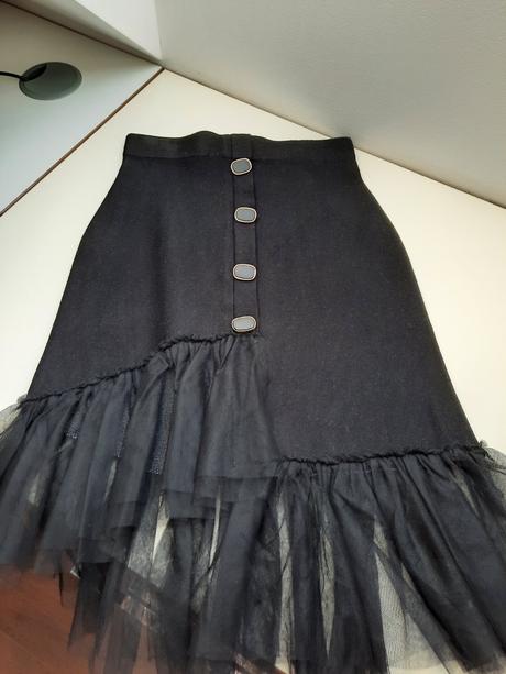 Úpletová sukňa, xs