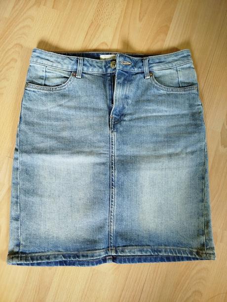 Riflová sukňa, h&m,38