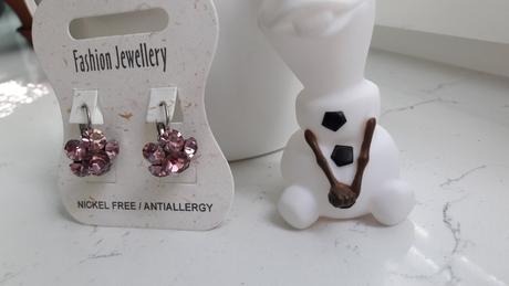 Náušnice fialové,