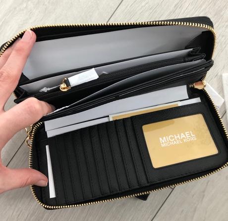 Priestranná michael kors peňaženka, originál, michael kors
