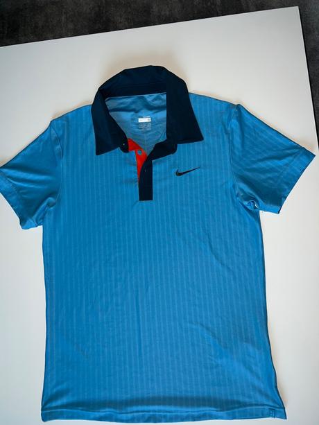 Nike tennis polo shirt roger federer 2009 french o, nike,s