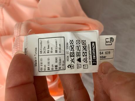 Tricko do vody s uv 50 vel 68, nabaiji,68