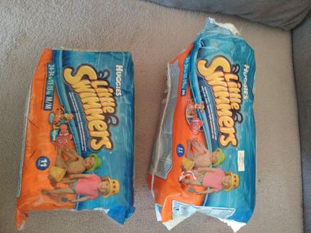 Plienky do vody, huggies,9 kg - 20 kg