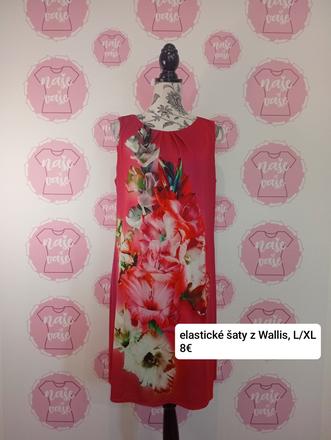 Elastické šaty wallis l/xl, wallis,l
