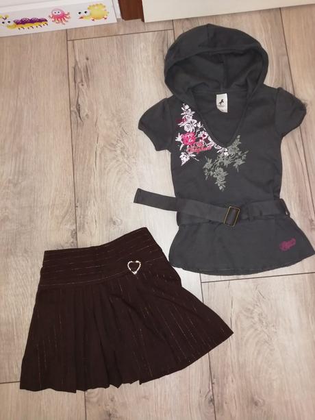 Tričko, suknička, c&a,110