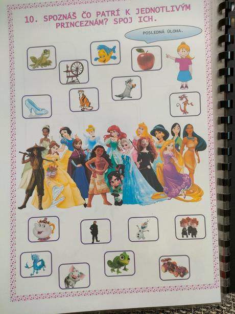Pracovný zošit - princezné,