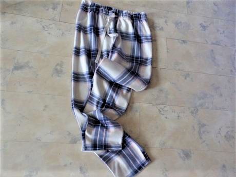 Flisové nohavice na spanie, m