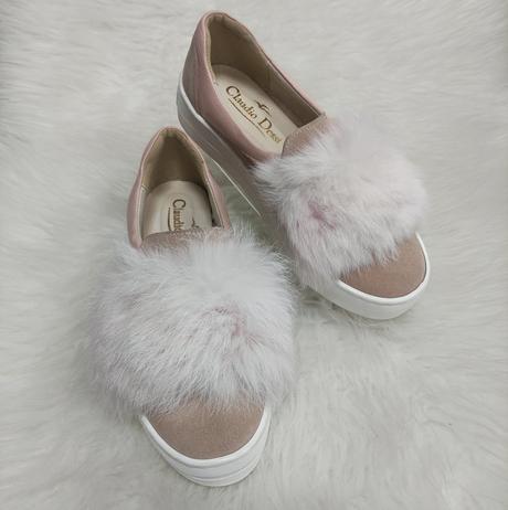 Dámske celokožené mokasíny s kožušinkou 17010326 z, 37