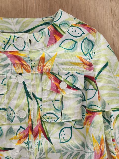 Benetton kvetinová bundička, benetton,110