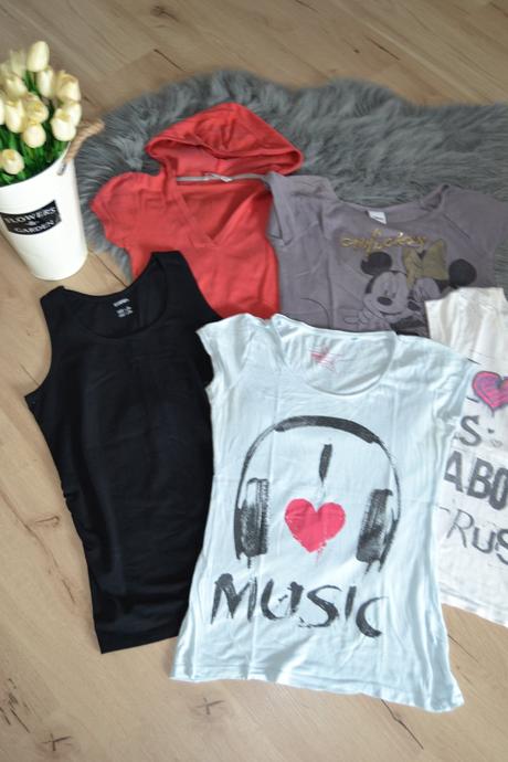 Dámske tričká 5 ks/8e, veľkosť s, s