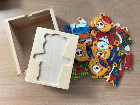 Drevená skladačka, 