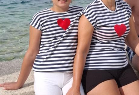 Mama a dcéra pískacie tričká, 152