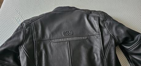 Kožená motorkárska bunda oxford, l