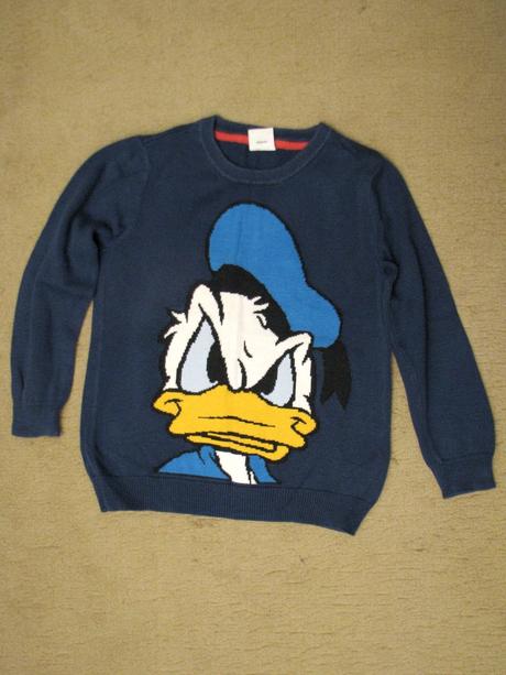Pulóver káčer donald, disney,98