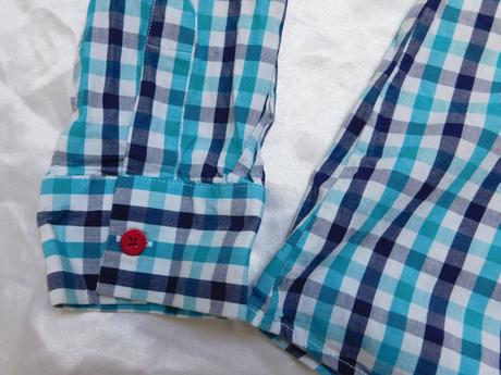 Pekna karo košelova bluzka s roll-up rukavmi, u.s. polo assn.,34