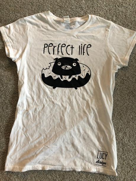 Lucypug tričko perfect life, m