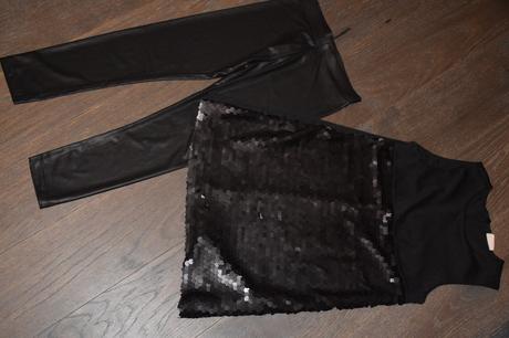 Luxusne oblecenie na prilezitost saty a leginy 4-6, zara,110