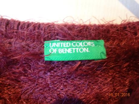 Makky pulovrik farebny, benetton,152