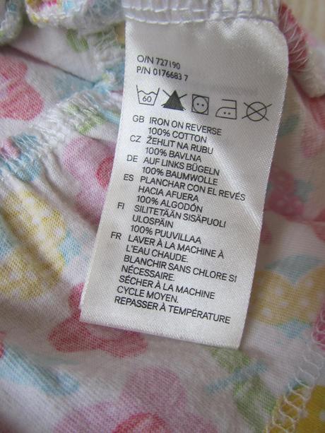 Kvietkované šaty, h&m,74