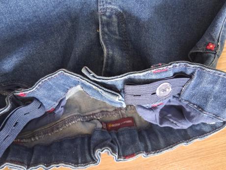 Rifle jeans elastické ako nové, 140