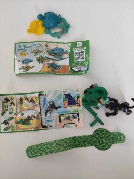 Postavicky zvierat z kinder, 